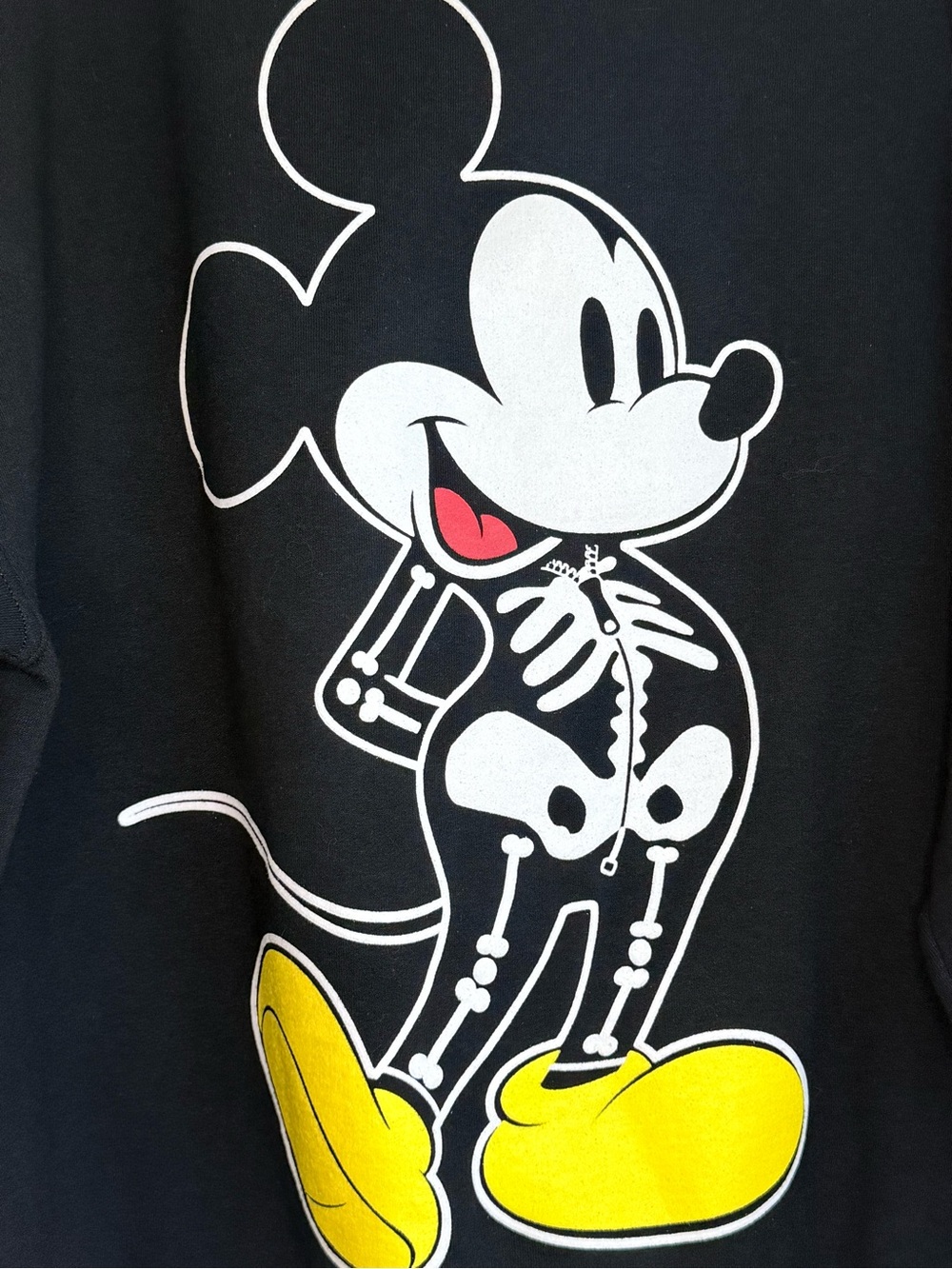 Disney Mickey Mouse Skeleton Sweatshirt Adult Size XL - Picture 3 of 5